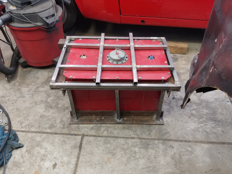 One of the fuel cells that went into this truck.